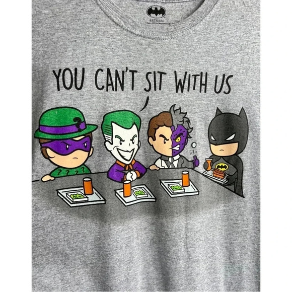 BATMAN - “Mean Kids” - funny Character Tee - Picture 1 of 9